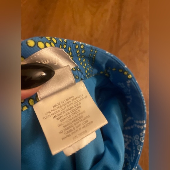 - Callaway Patterned Blue Golf Skort Skirt -Sz 12- - Picture 6 of 9